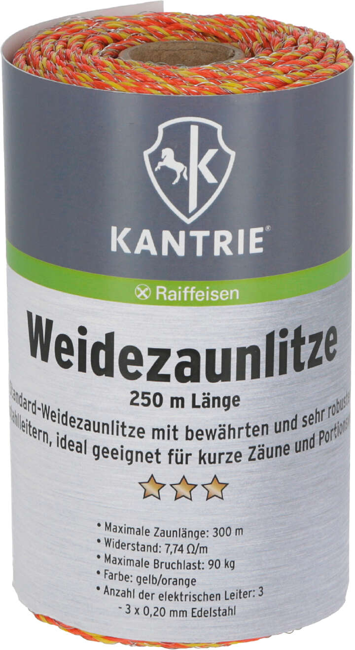 KANTRIE Weidezaunlitze für kurze Zaunanlagen